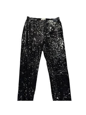 Honey Punch Black Sequin Pants Size S